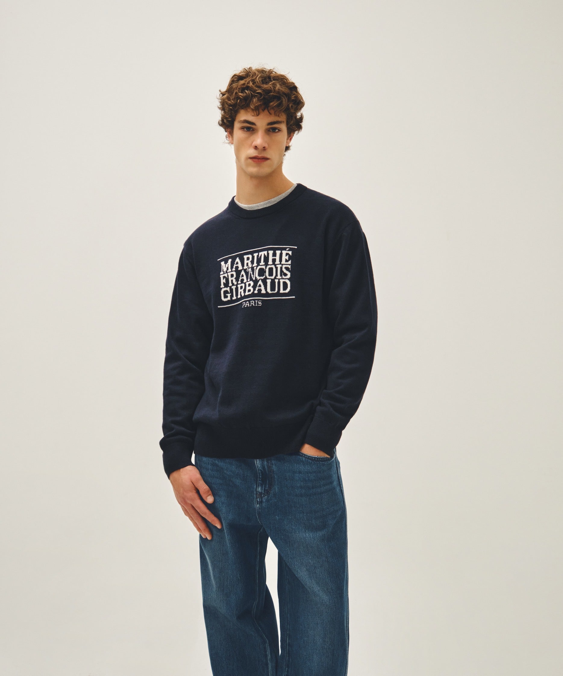 CLASSIC LOGO KNIT PULLOVER