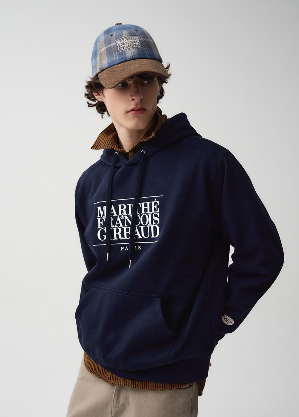 CLASSIC LOGO EMBROIDERY HOODIE (BRUSHED)