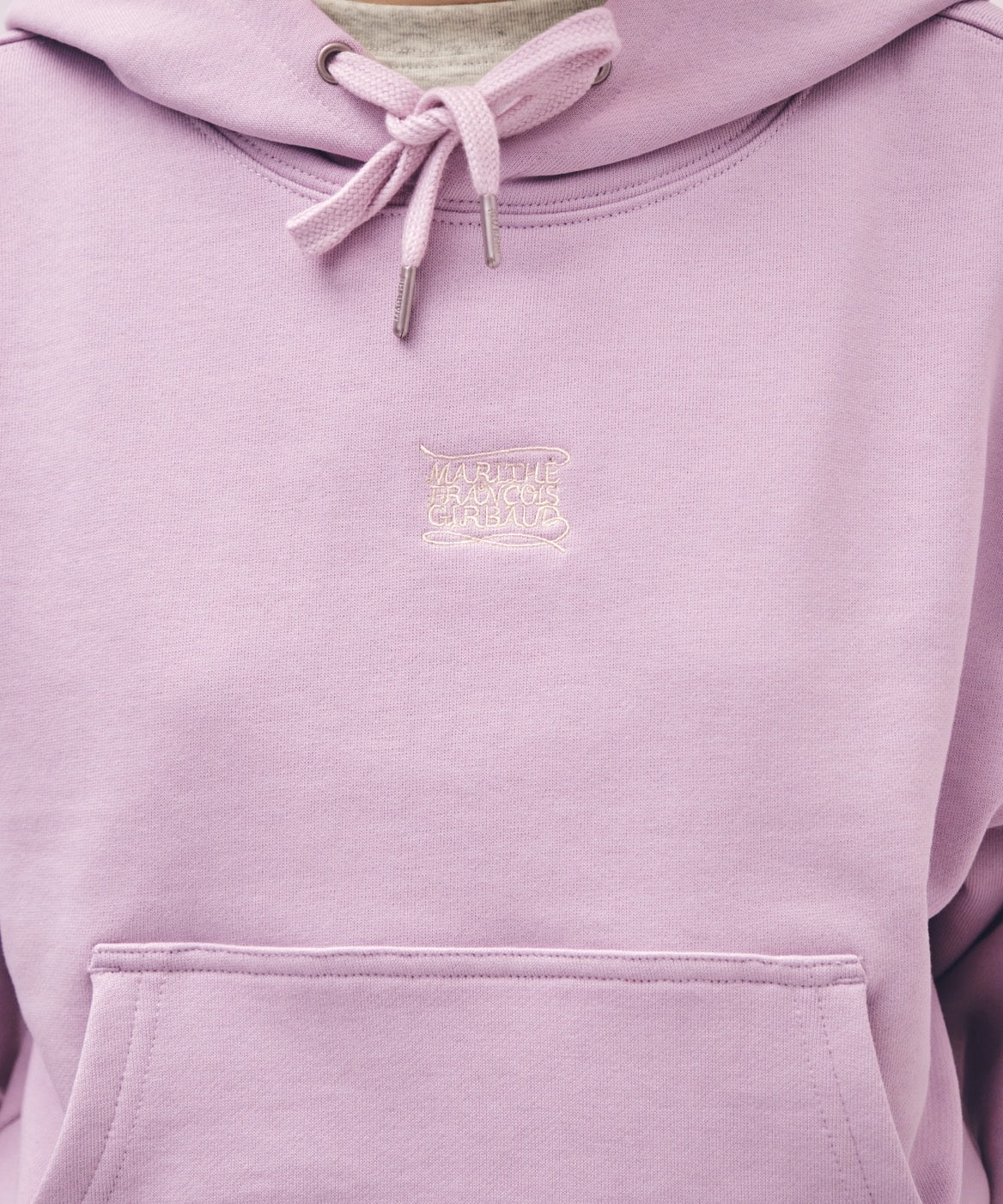 W SMALL CLASSIC LOGO CROP HOODIE