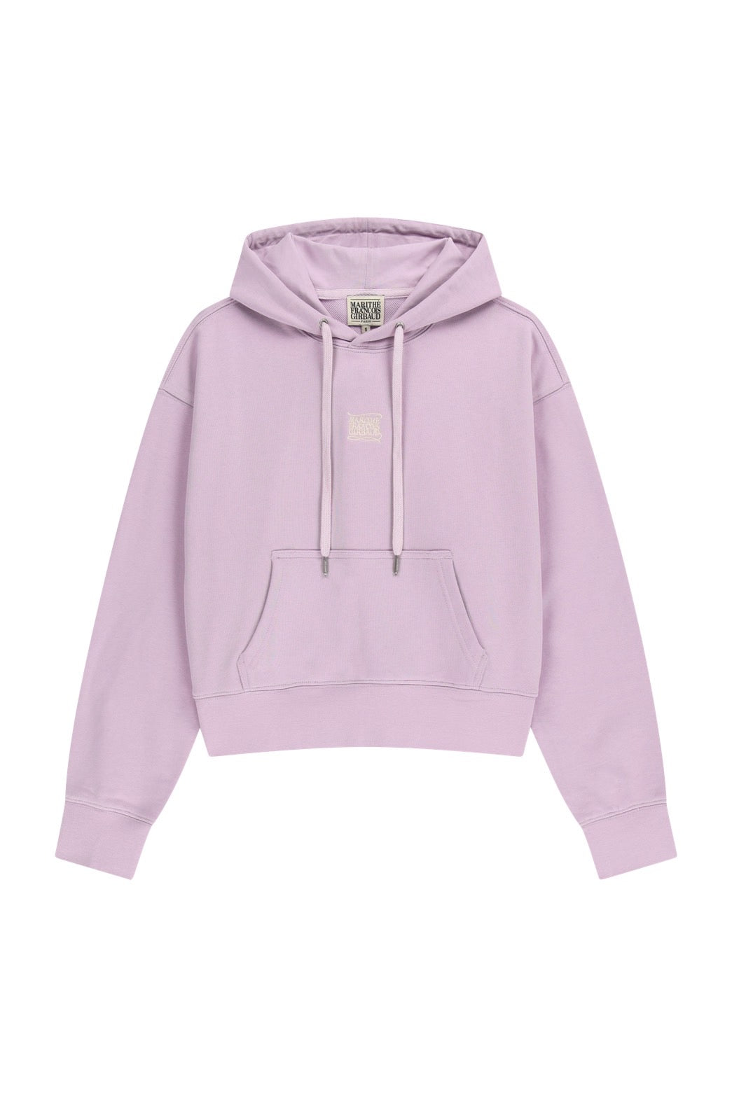 W SMALL CLASSIC LOGO CROP HOODIE