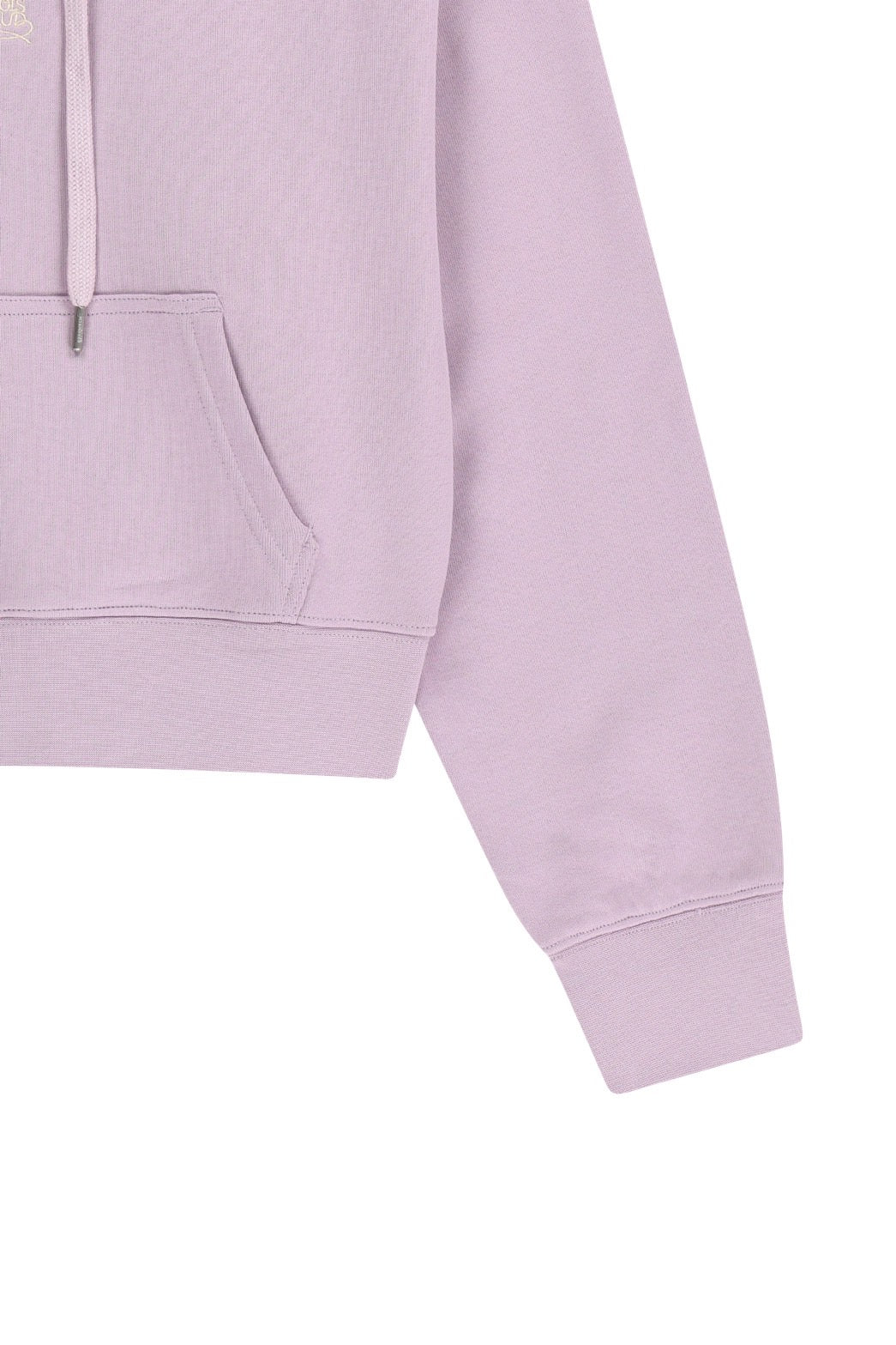 W SMALL CLASSIC LOGO CROP HOODIE