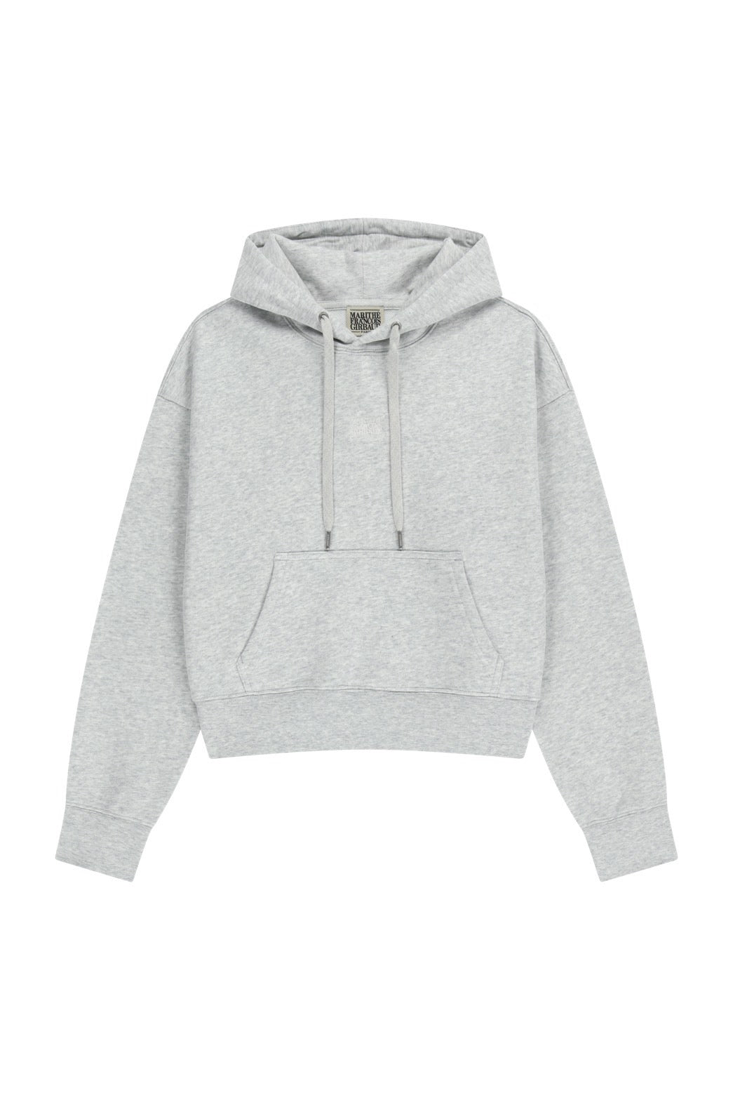 W SMALL CLASSIC LOGO CROP HOODIE