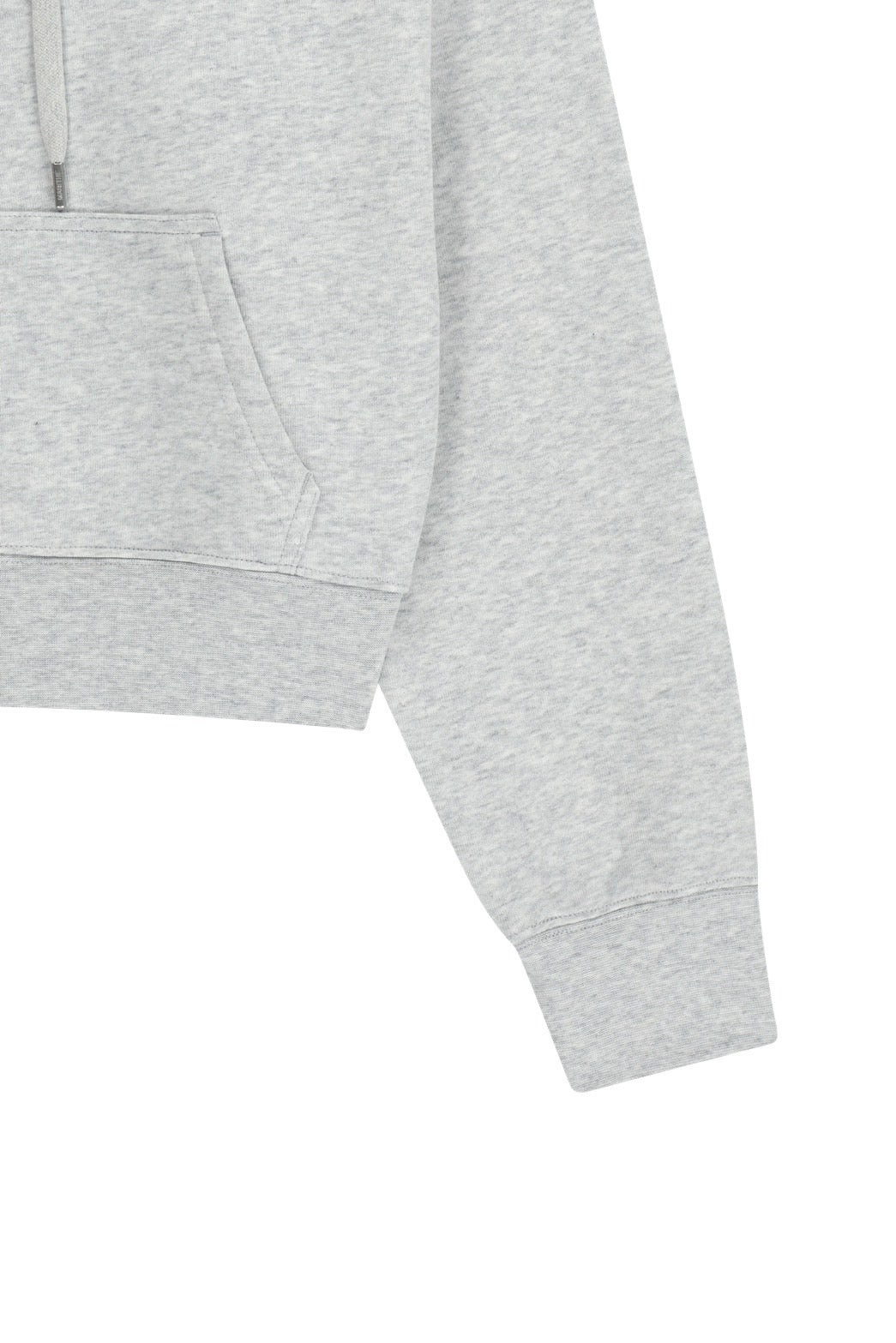 W SMALL CLASSIC LOGO CROP HOODIE