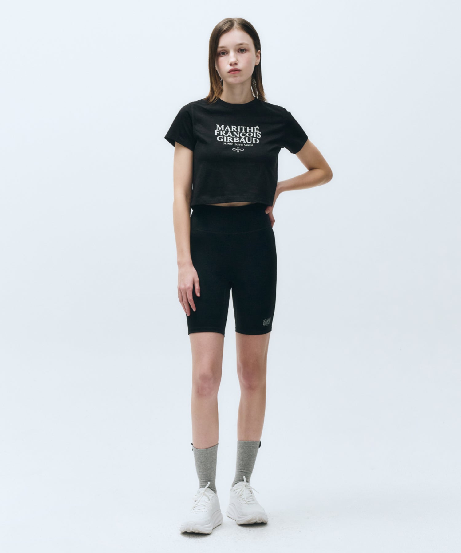 MOUVEMENT W AEROCOOL CROP TEE