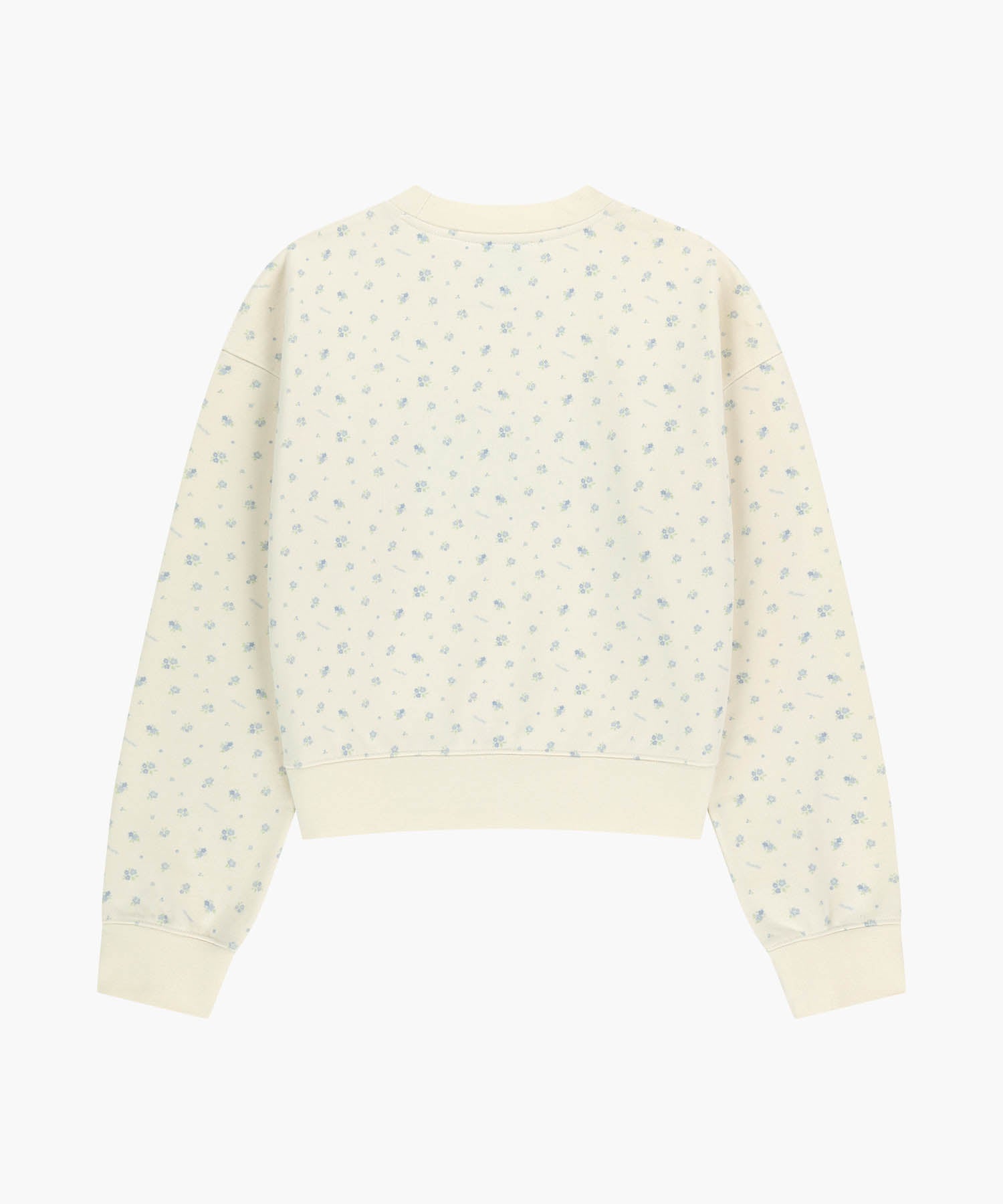 W CLASSIC LOGO CROP SWEATSHIRT