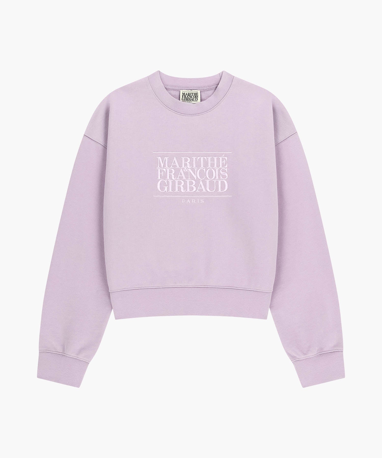 W CLASSIC LOGO CROP SWEATSHIRT