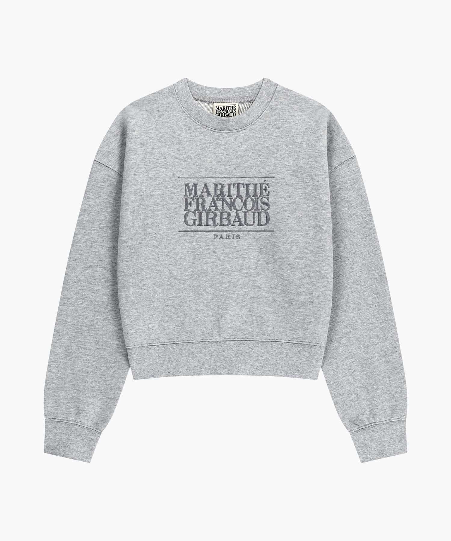 W CLASSIC LOGO CROP SWEATSHIRT