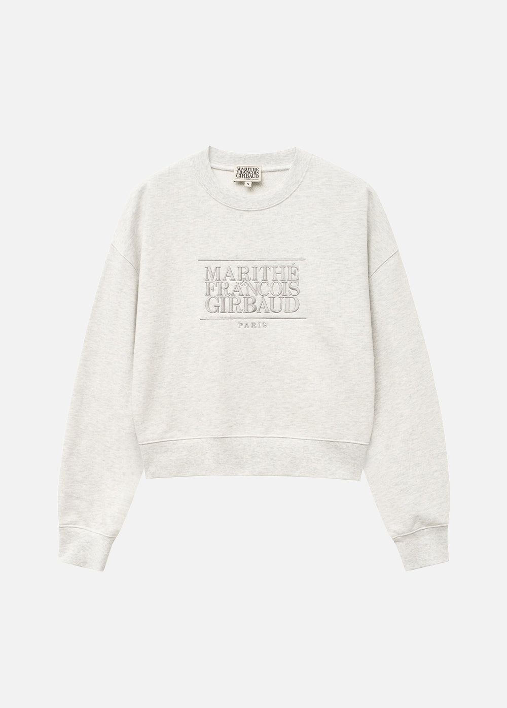 W CLASSIC LOGO CROP SWEATSHIRT