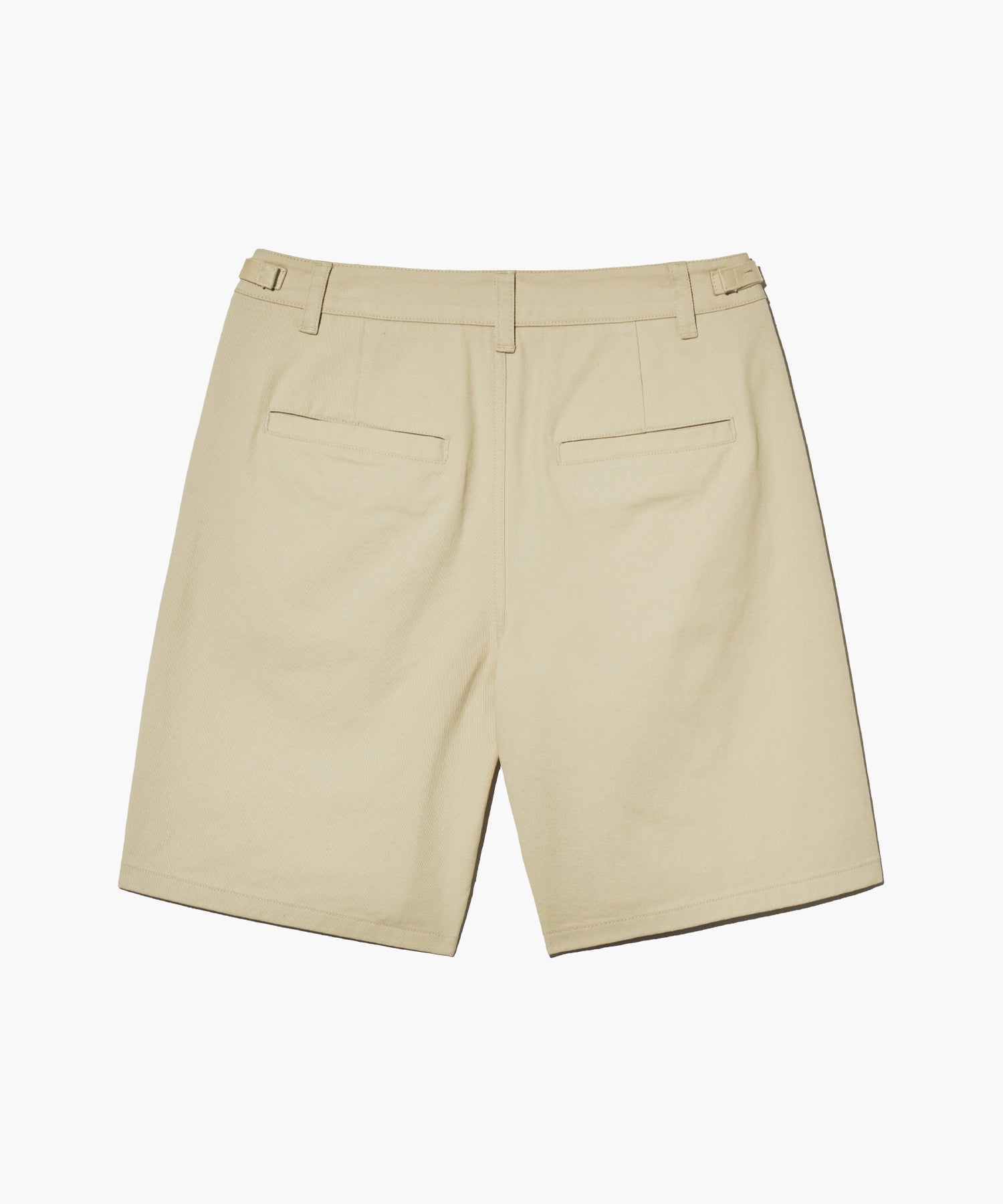 W ONE TUCK COTTON BERMUDA PANTS