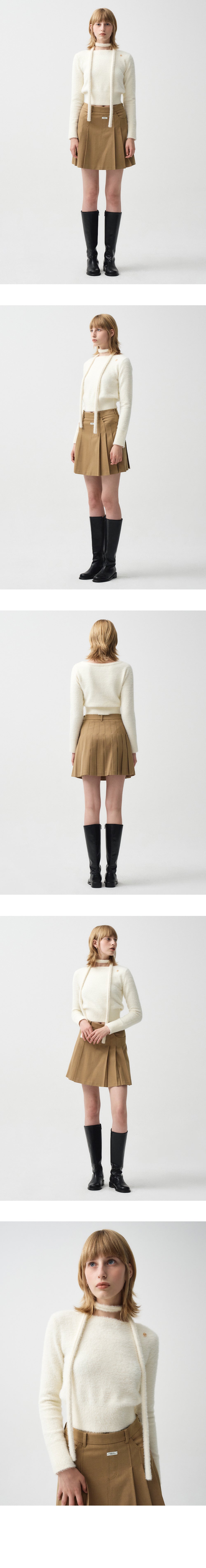 W MUFFLER SET- SWEATER