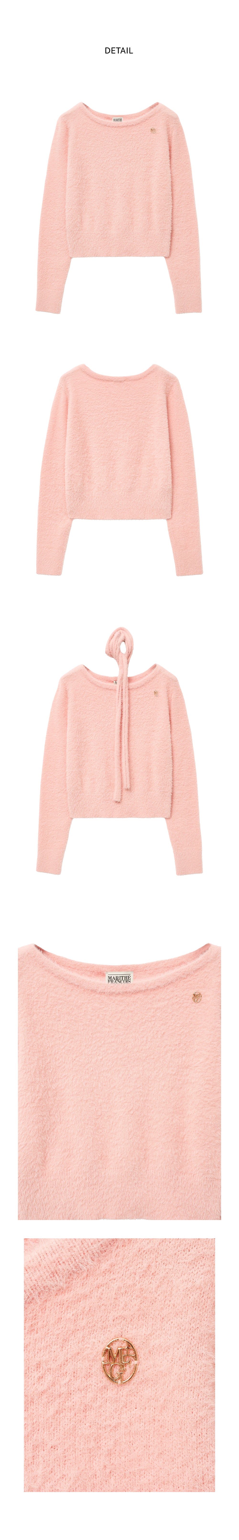 W MUFFLER SET- SWEATER