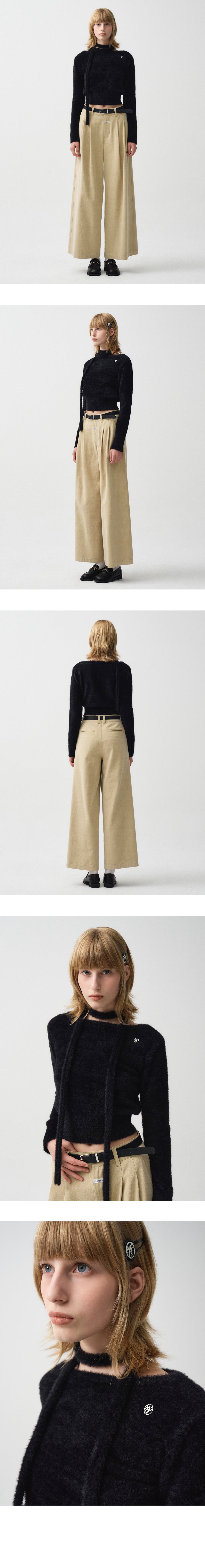 W MUFFLER SET- SWEATER