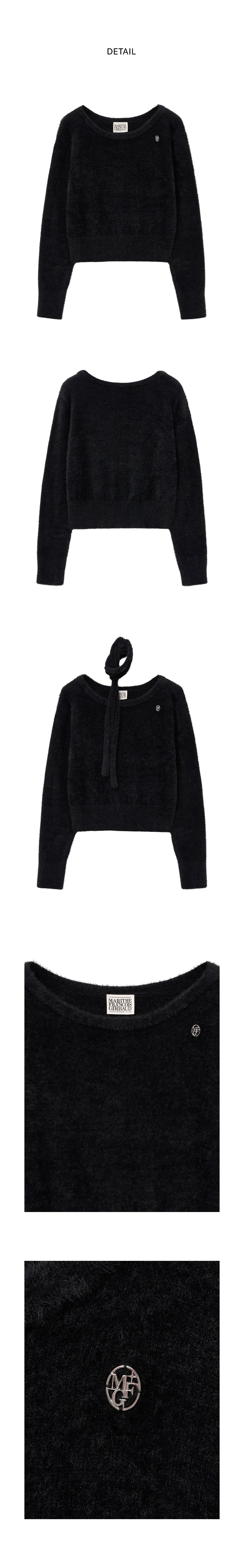 W MUFFLER SET- SWEATER