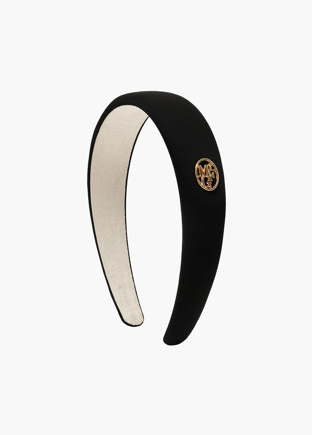 CIRCLE PLUS SATIN HAIR BAND