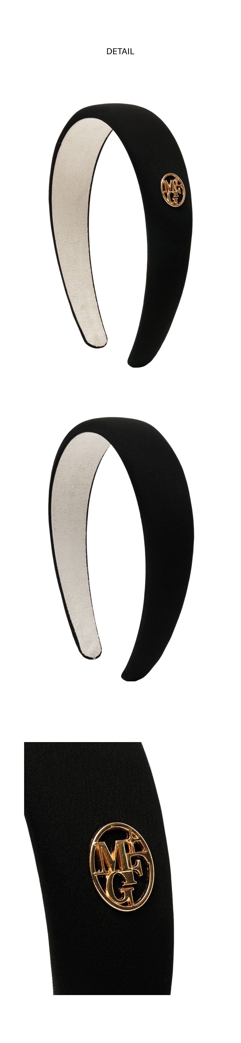 CIRCLE PLUS SATIN HAIR BAND