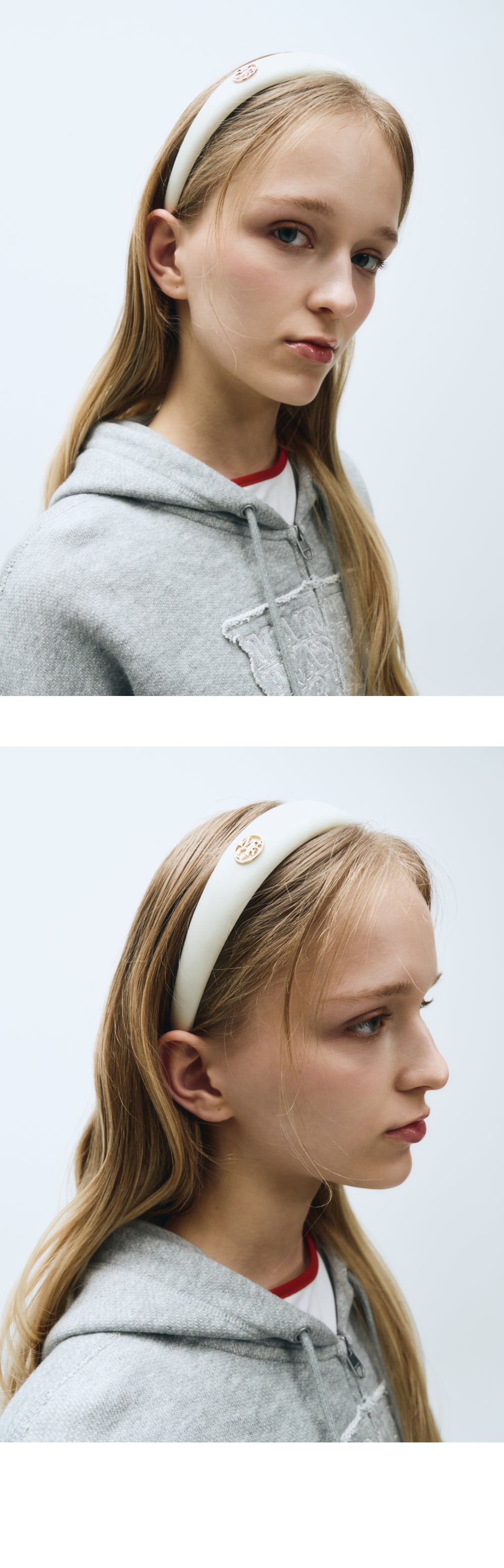 CIRCLE PLUS SATIN HAIR BAND