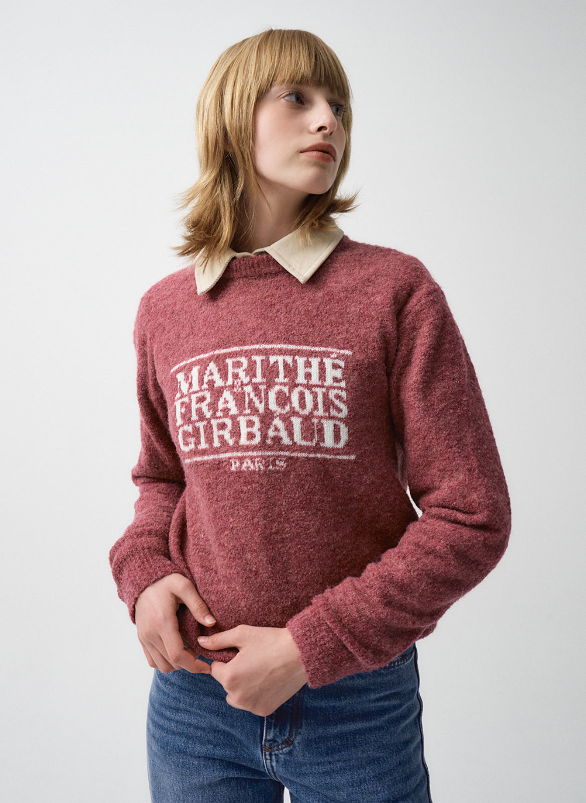 BOUCLE CLASSIC LOGO SWEATER