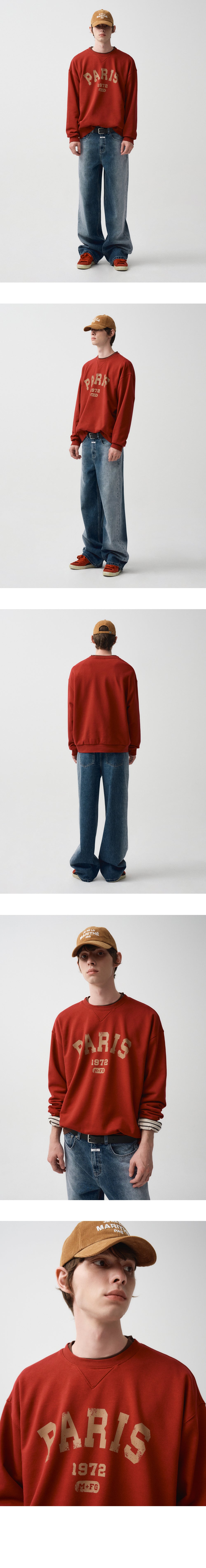PARIS OVERSIZED SWEAT SHIRT
