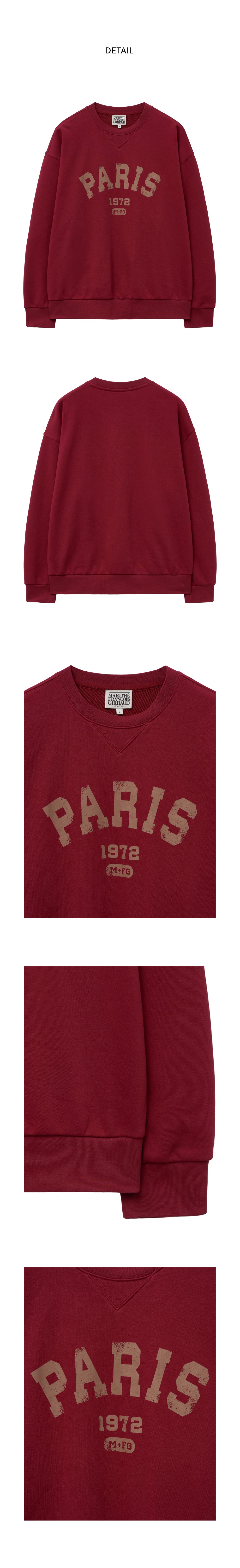 PARIS OVERSIZED SWEAT SHIRT