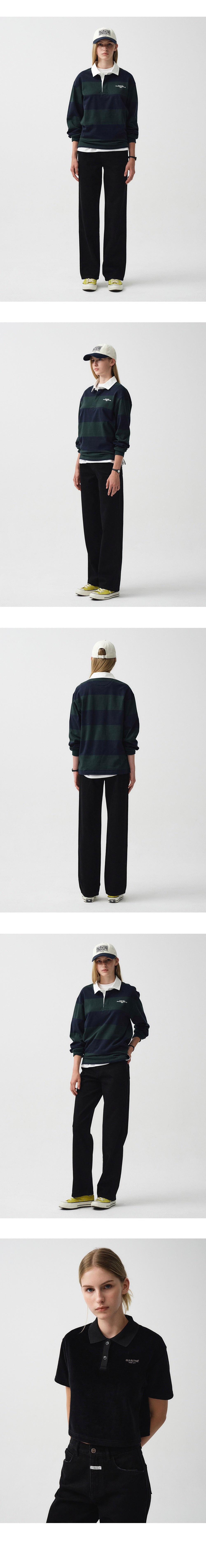 W HIGH STRAIGHT DENIM PANTS