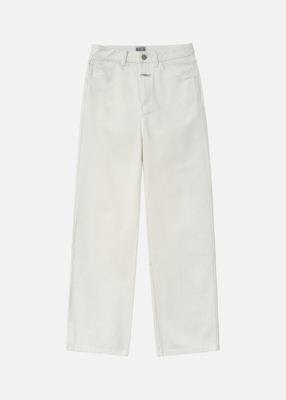 W HIGH STRAIGHT DENIM PANTS