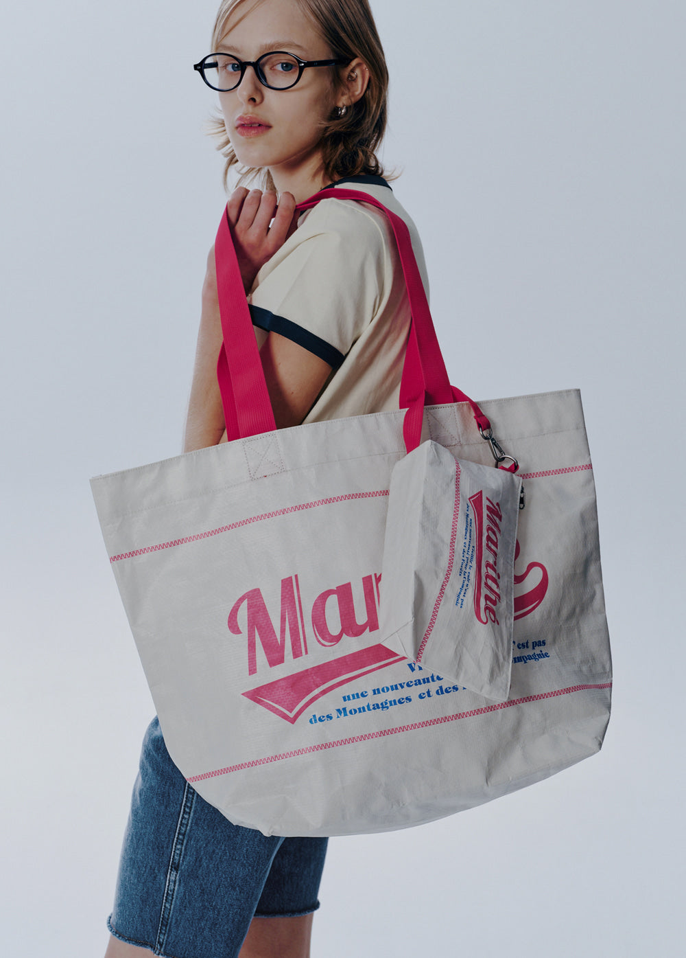 TARPAULIN BIG SHOPPER BAG