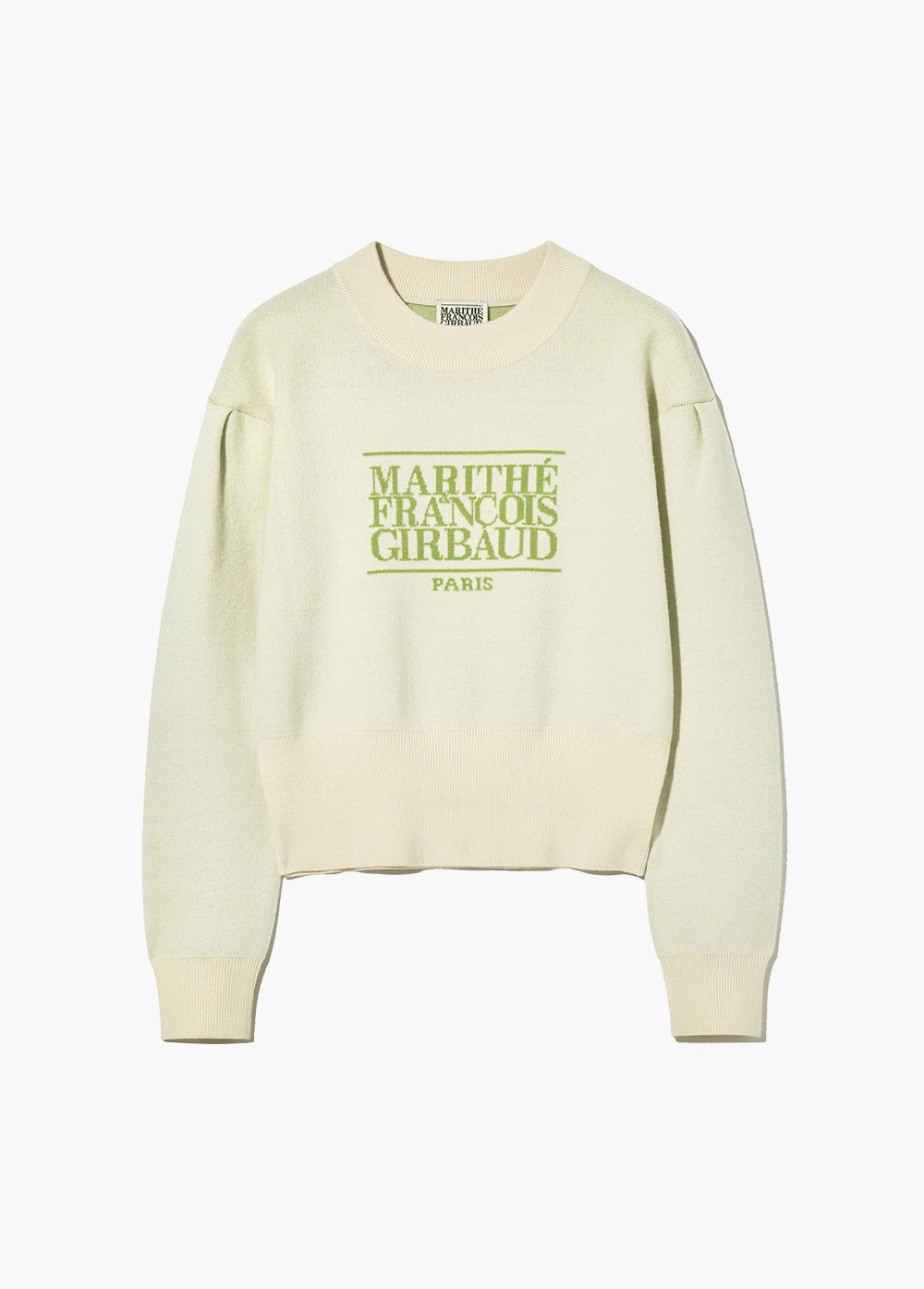 W CLASSIC LOGO CROP KNIT