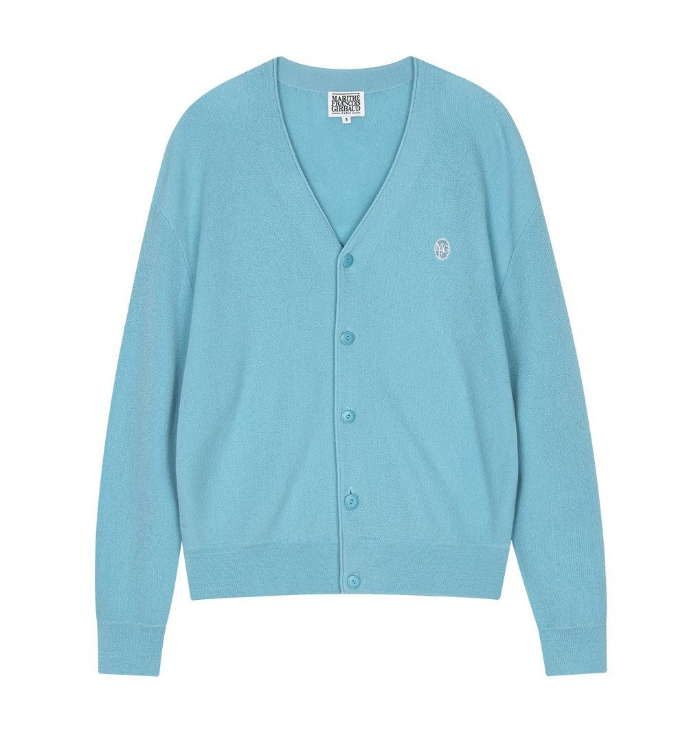 V NECK MERINO WOOL CARDIGAN