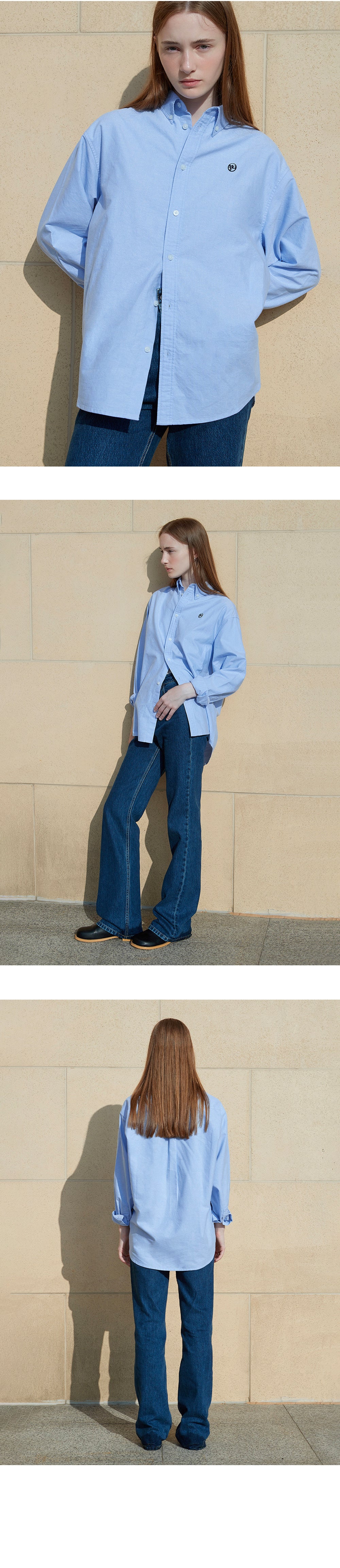 EMBROIDERY OXFORD SHIRT