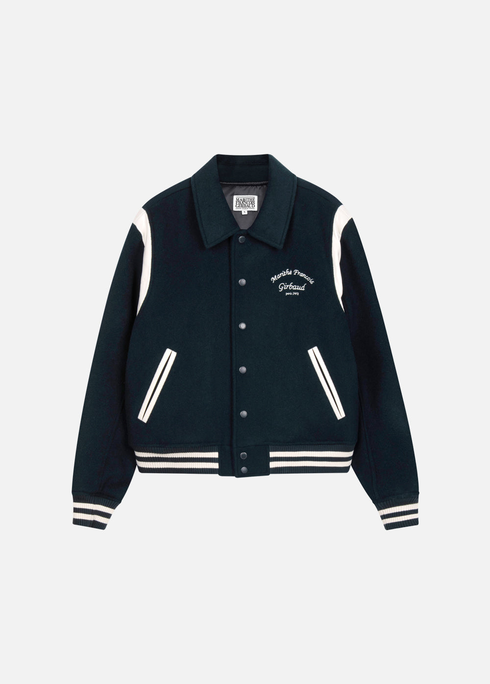 CHAIN LOGO VARSITY JACKET