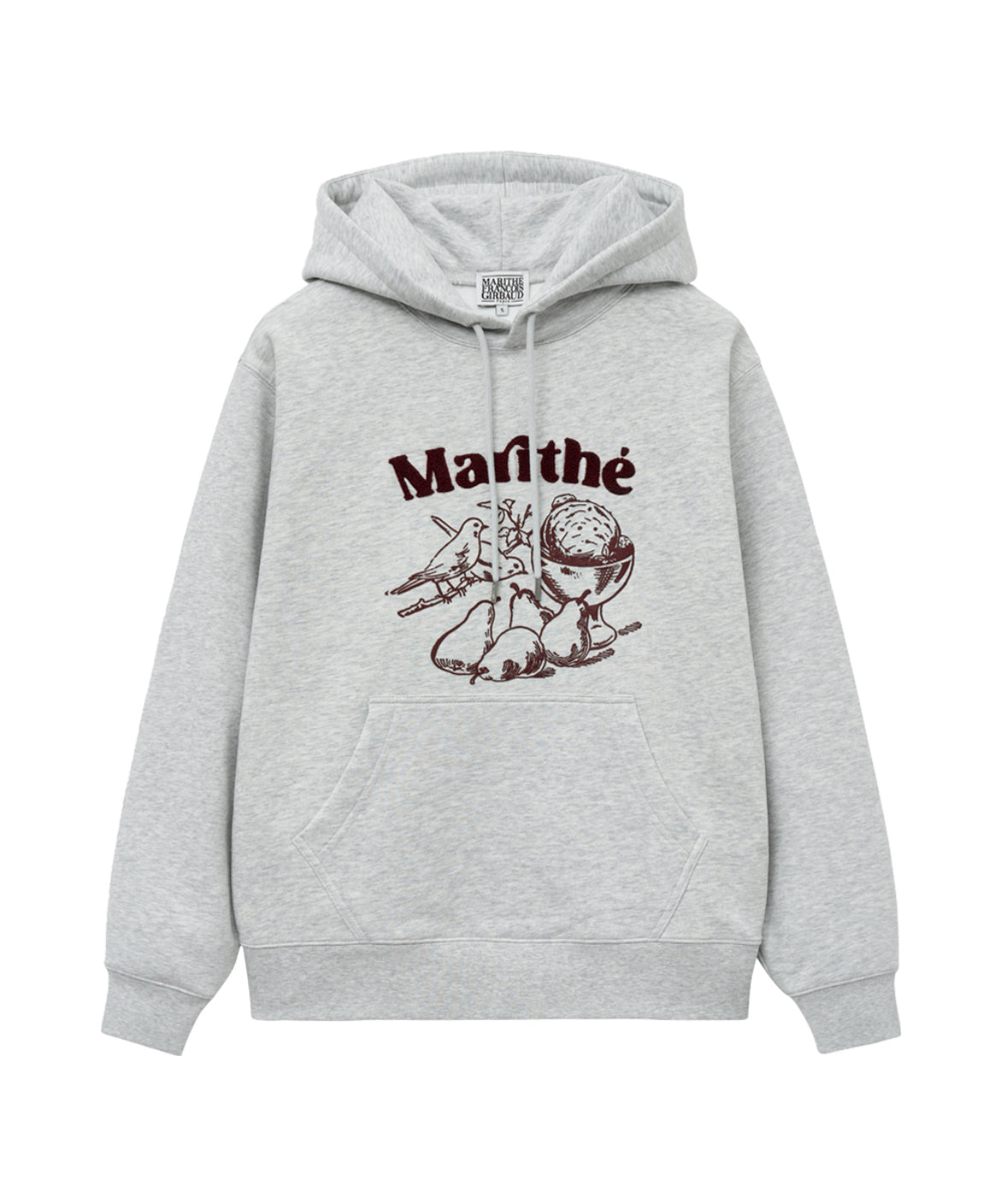 BOUCLE EMBROIDERY GRAPHIC HOODIE