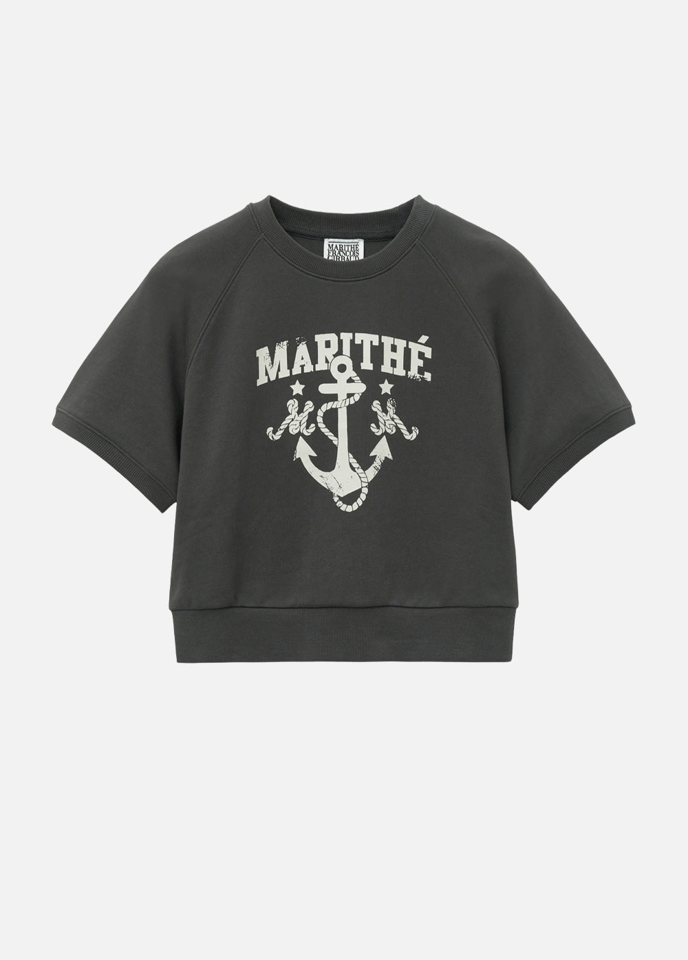W MARINE LOGO SWEAT HALF TEE