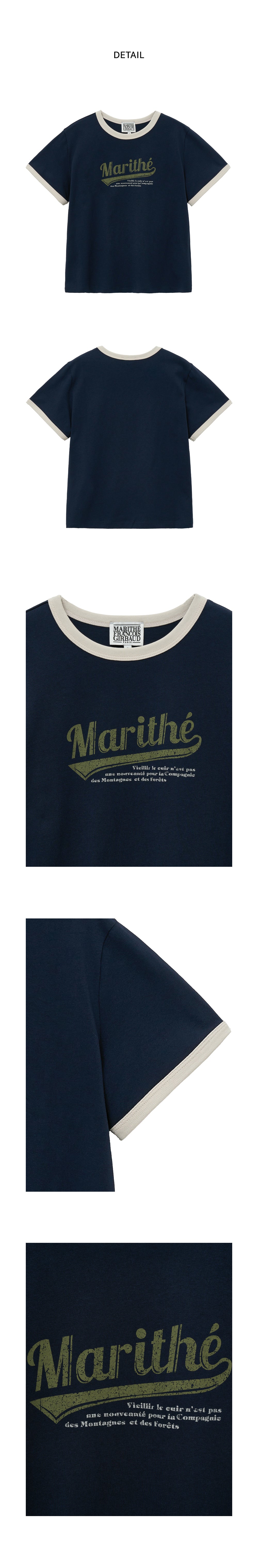 W VINTAGE BASEBALL RINGER TEE