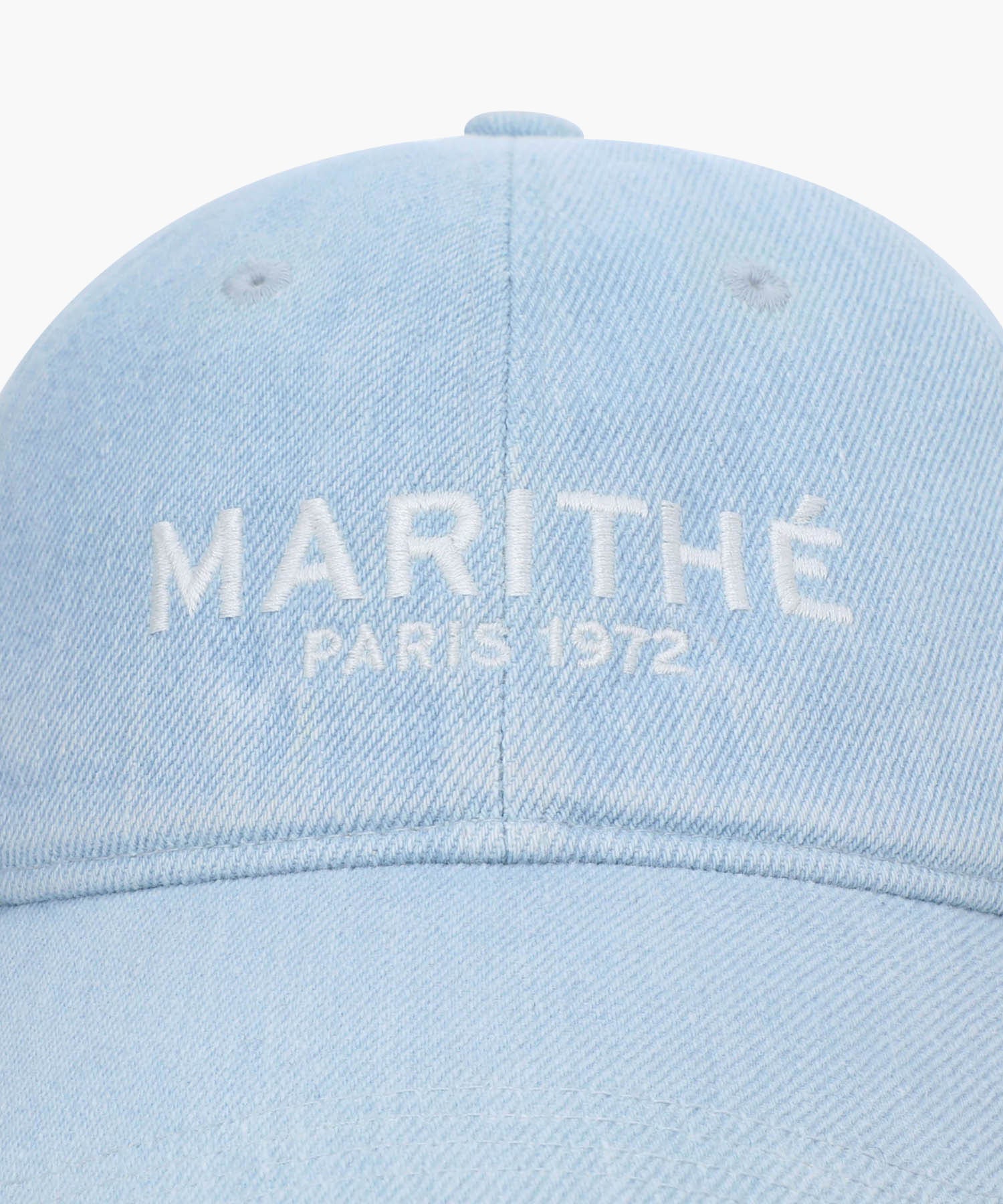DENIM WASHING REGULAR LOGO BALL CAP