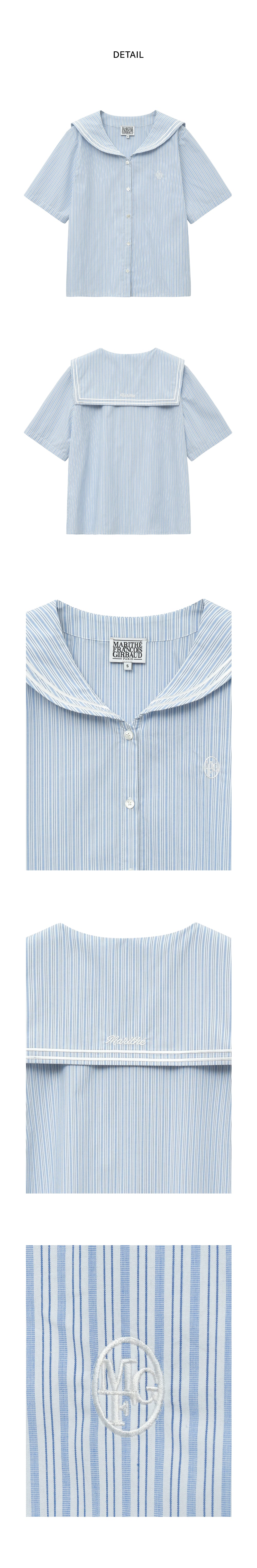 W MARINE HALF SLEEVE SHIRT