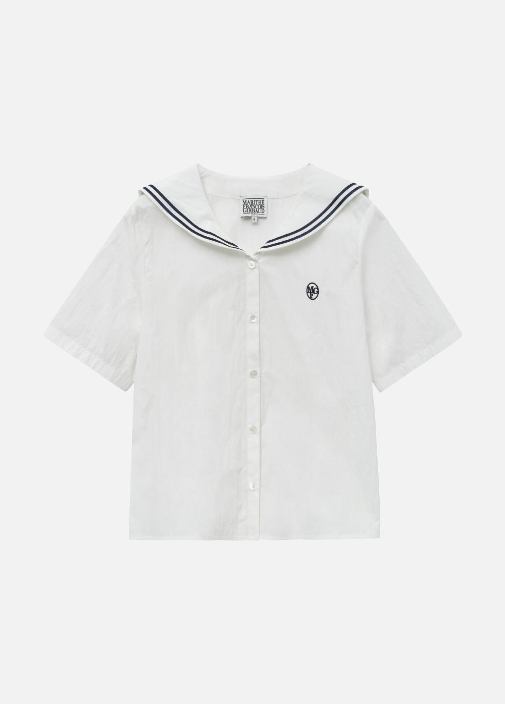 W MARINE HALF SLEEVE SHIRT