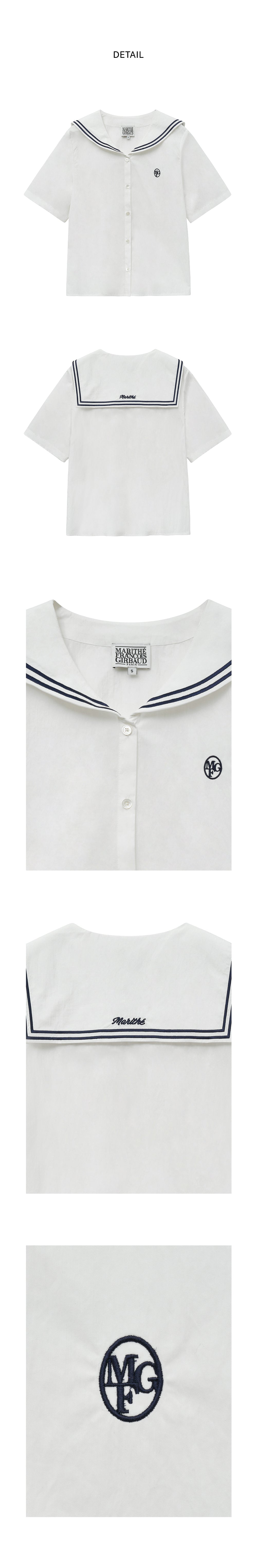 W MARINE HALF SLEEVE SHIRT