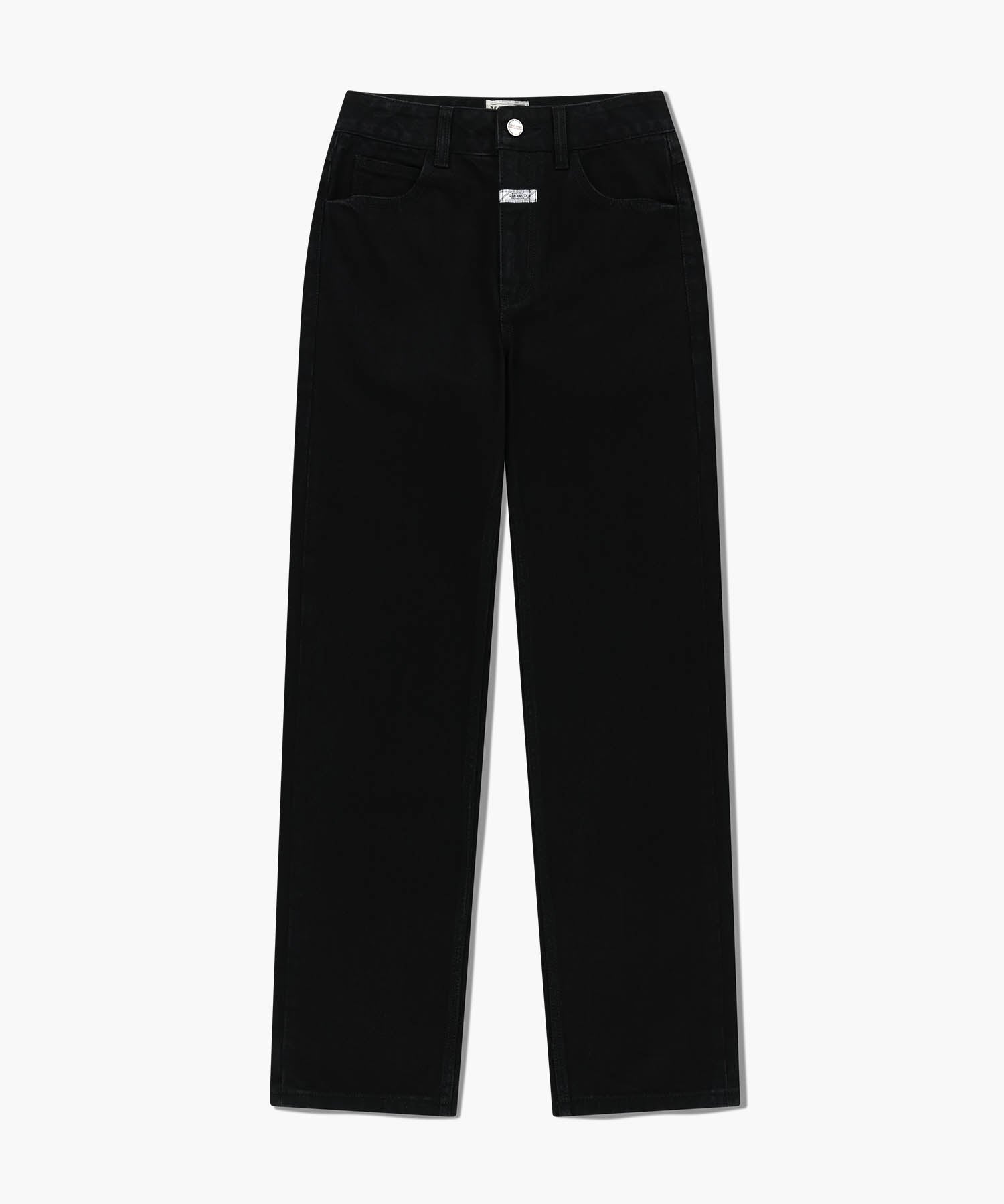 W SLIM STRAIGHT DENIM PANTS