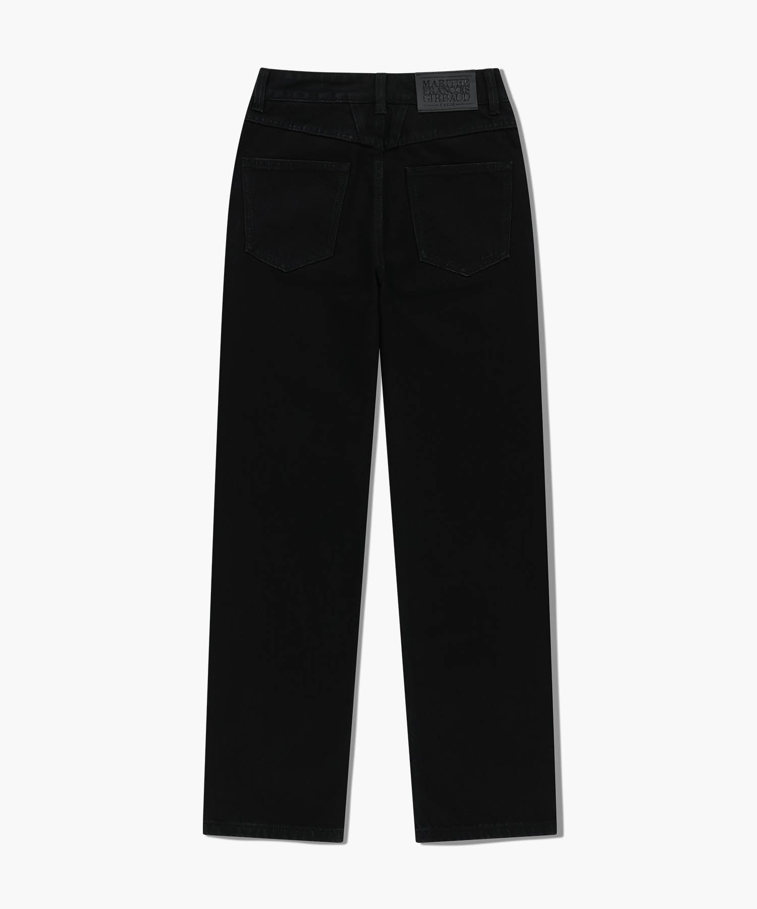 W SLIM STRAIGHT DENIM PANTS
