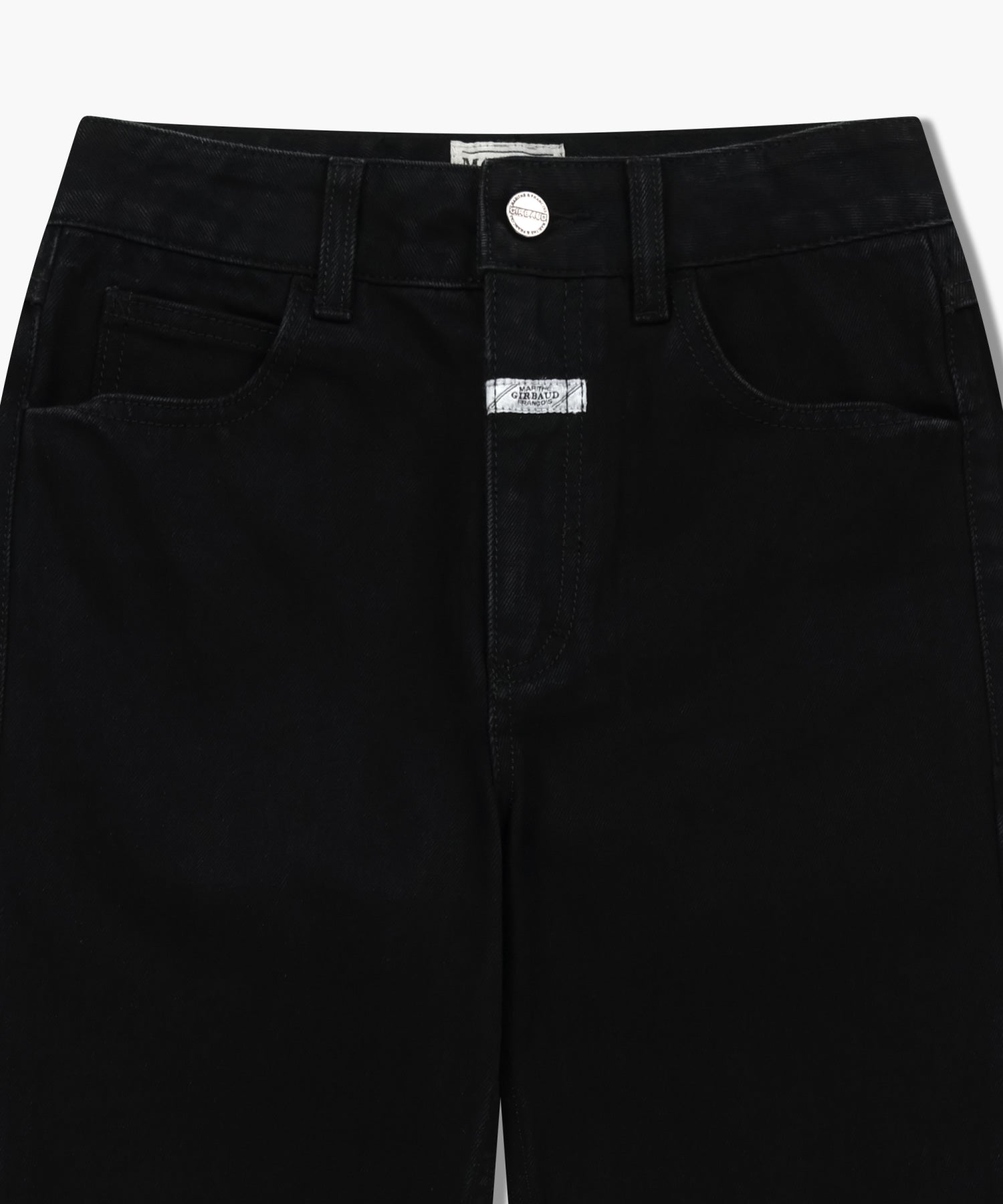 W SLIM STRAIGHT DENIM PANTS