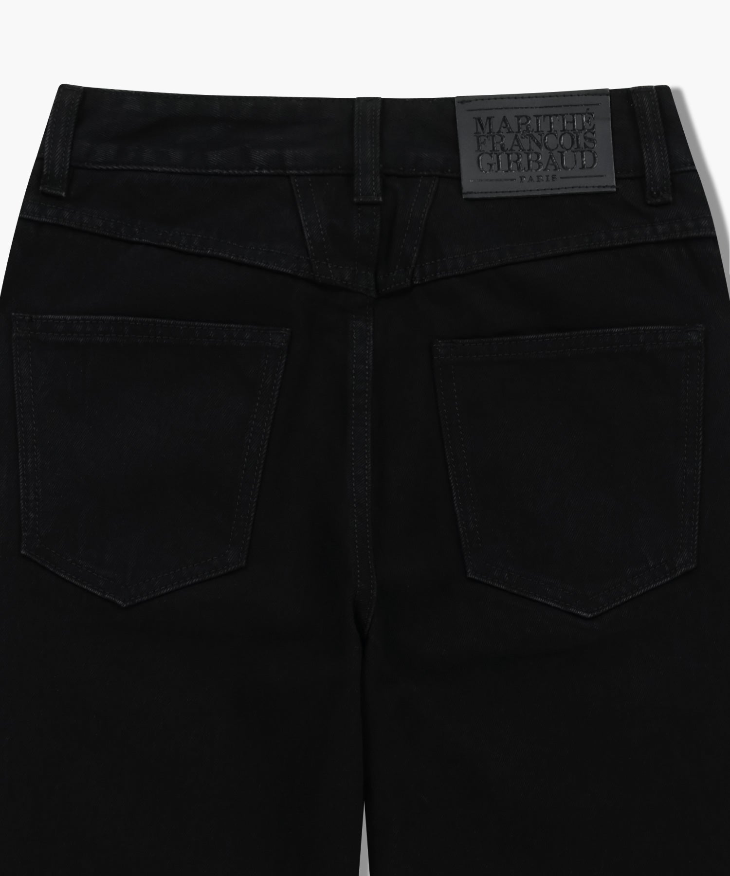W SLIM STRAIGHT DENIM PANTS