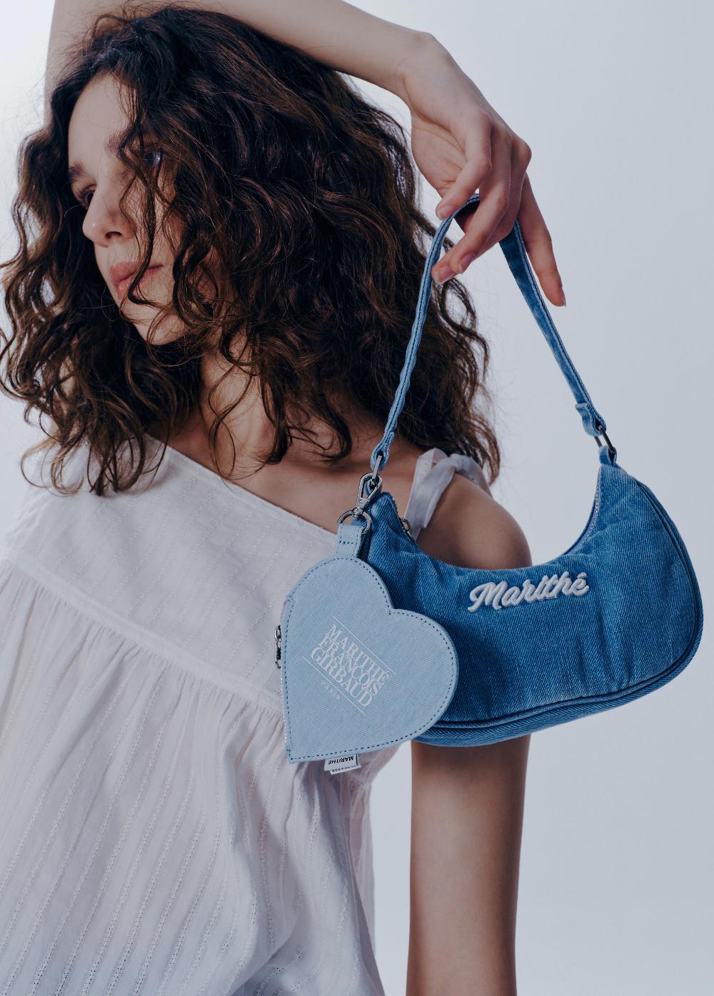 EMBROIDERY LOGO SHOULDER BAG