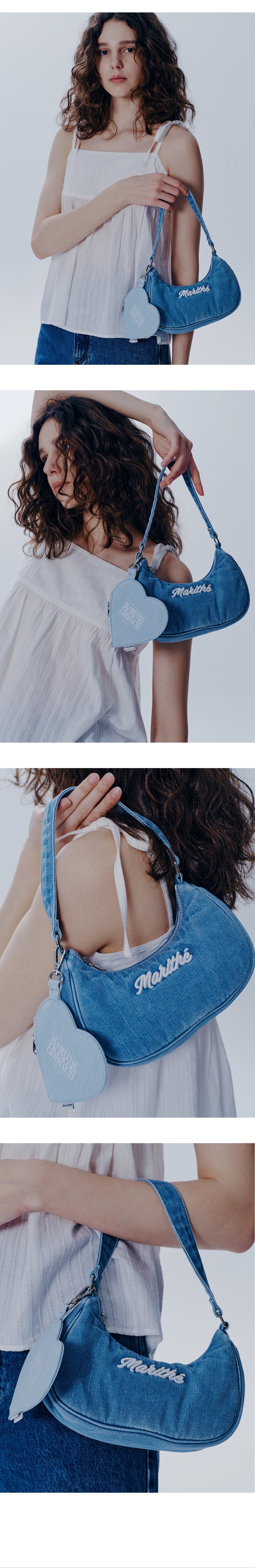 EMBROIDERY LOGO SHOULDER BAG