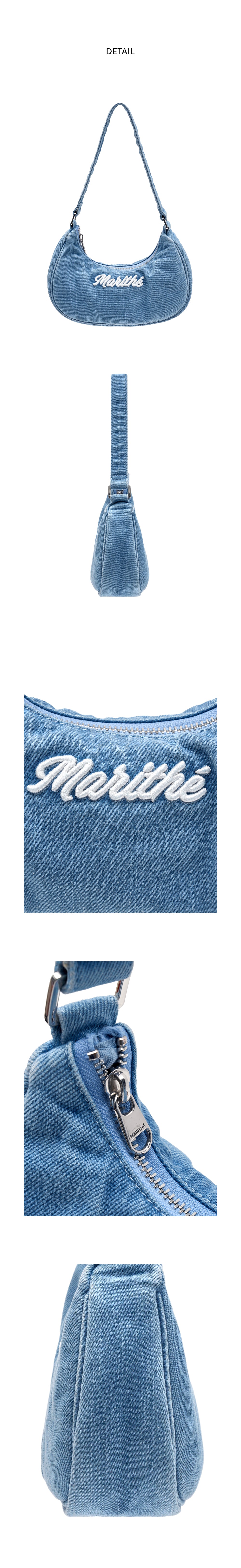 EMBROIDERY LOGO SHOULDER BAG