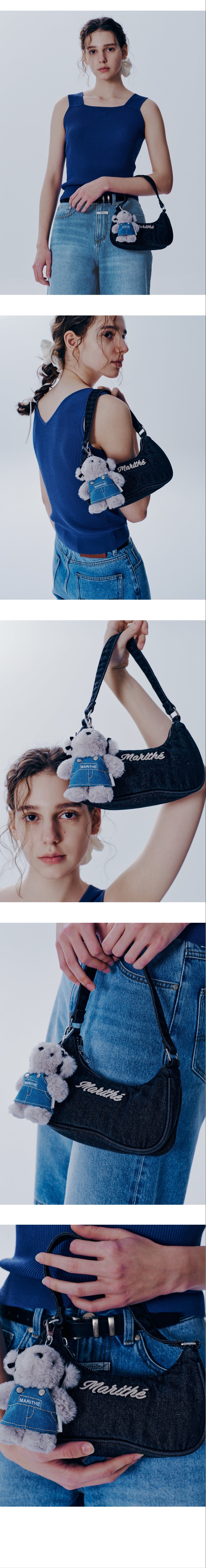 EMBROIDERY LOGO SHOULDER BAG