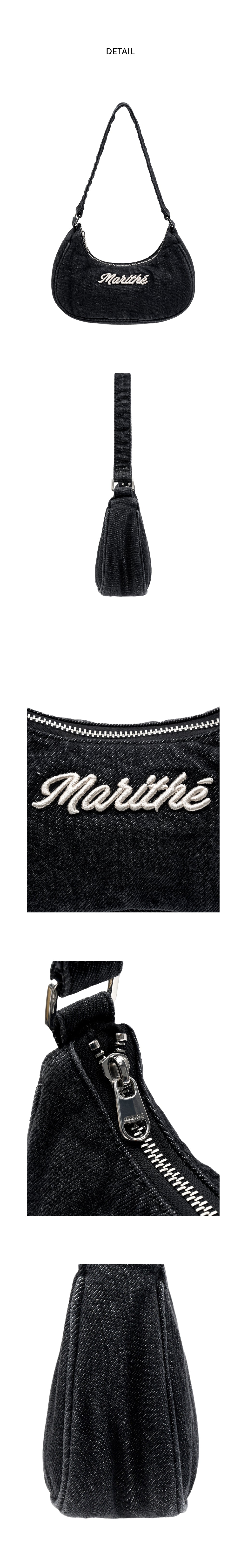 EMBROIDERY LOGO SHOULDER BAG