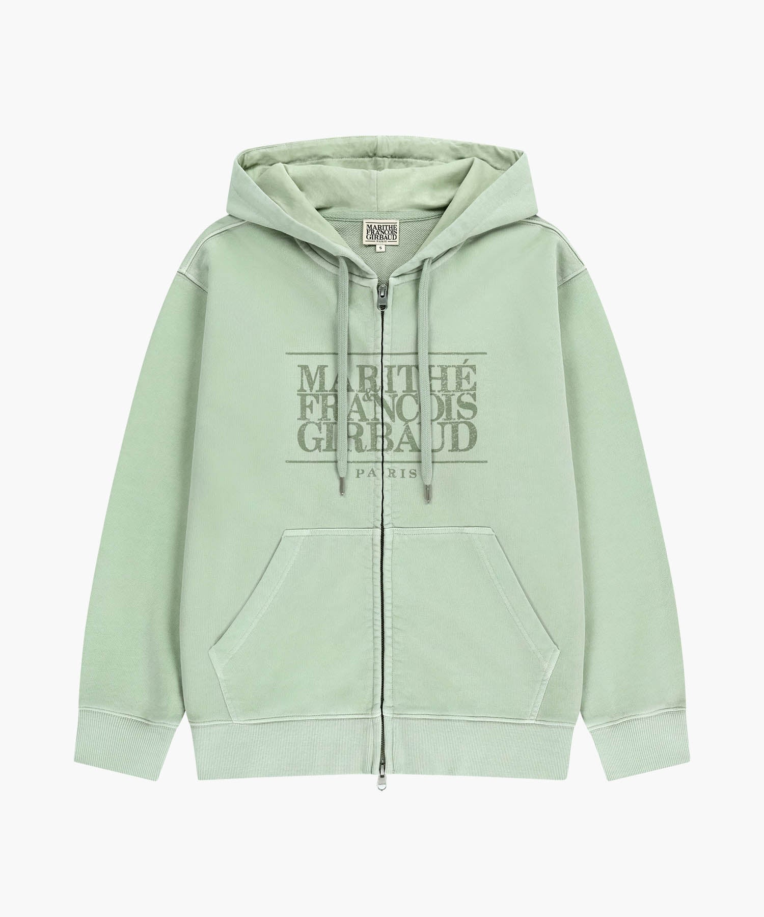 CLASSIC LOGO DYEING HOODIE ZIPUP