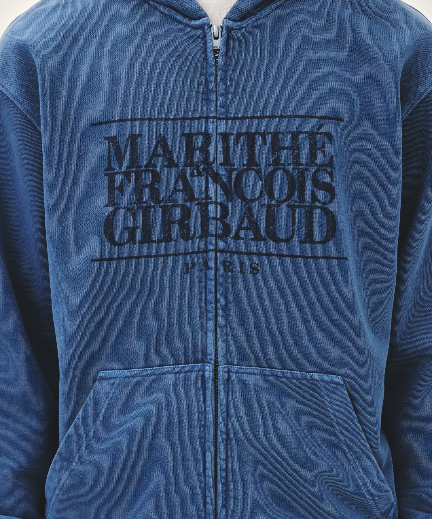 CLASSIC LOGO DYEING HOODIE ZIPUP