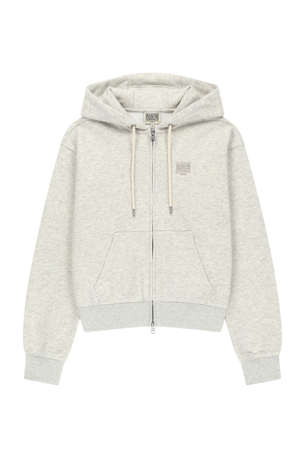 W SMALL CLASSIC LOGO HOODIE ZIPUP