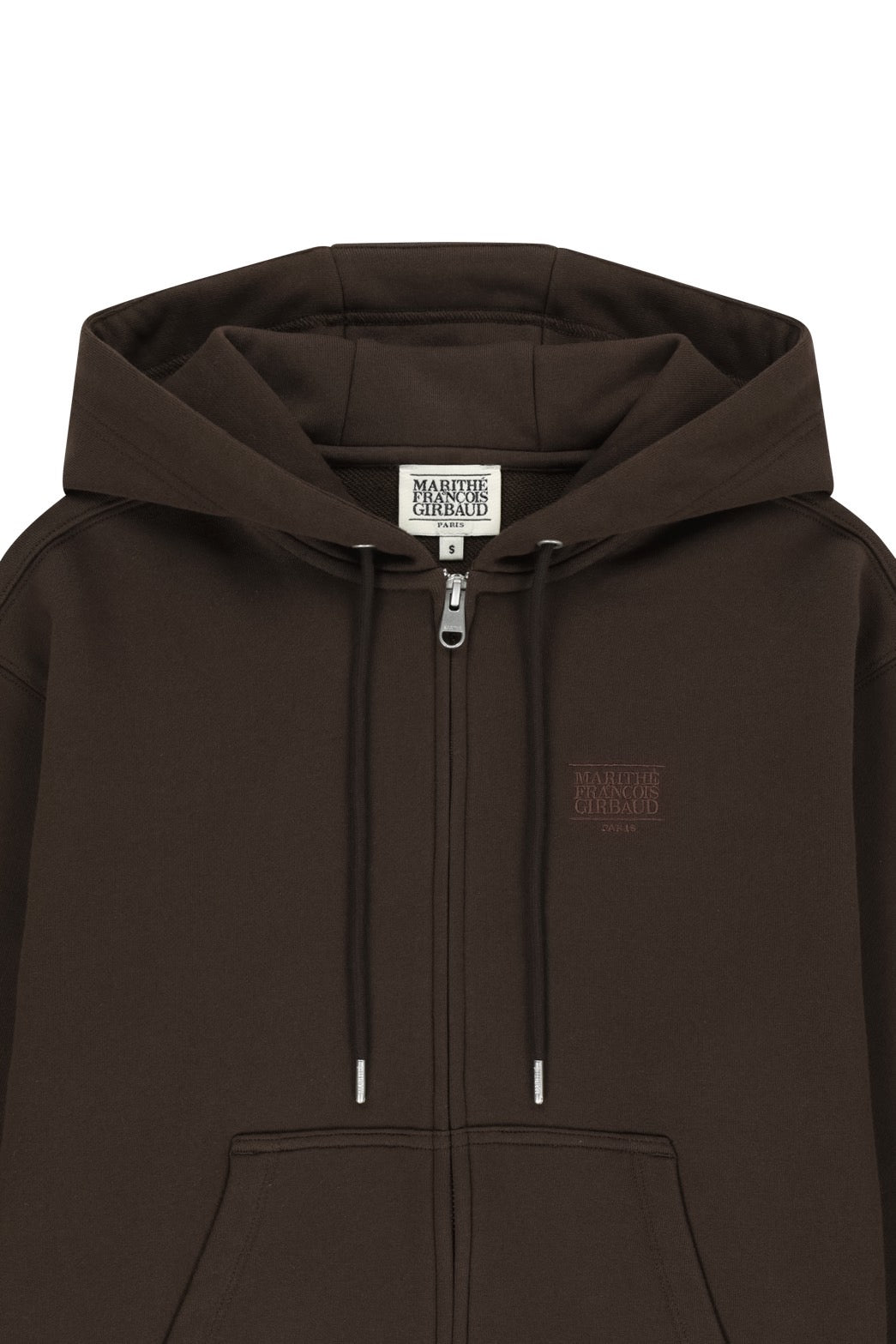 W SMALL CLASSIC LOGO HOODIE ZIPUP